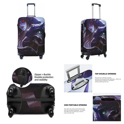 World Of Warcraft Sylvanas Windrunner Suitcase Cover Flight Fun Luggage Supplies Cruise Trip Protection