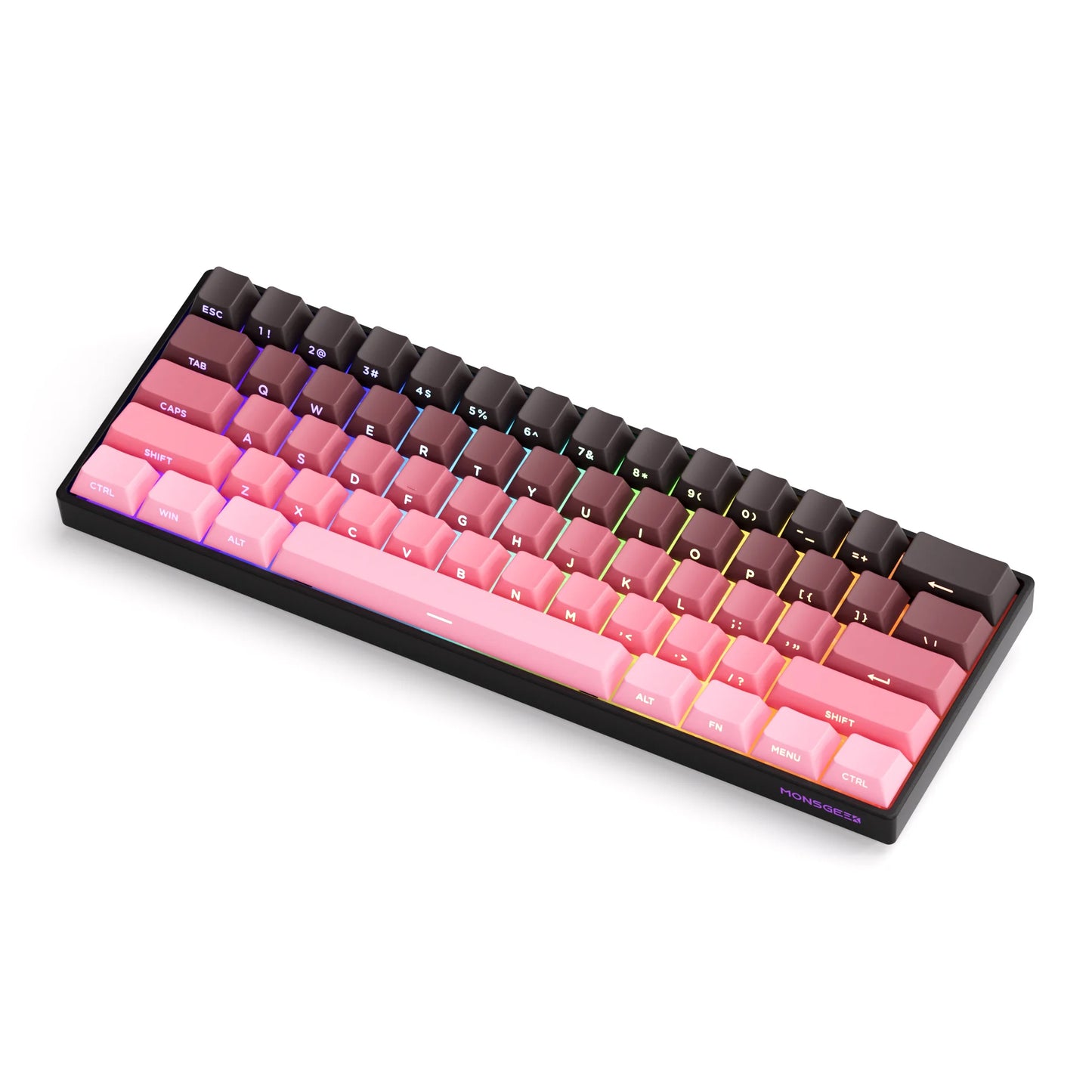 MONSGEEK FUN60 PRO&MAX HE Tastiera meccanica con switch magnetici 60% wireless da gaming, Rapid Trigger 8K ARGB, tastiera personalizzata