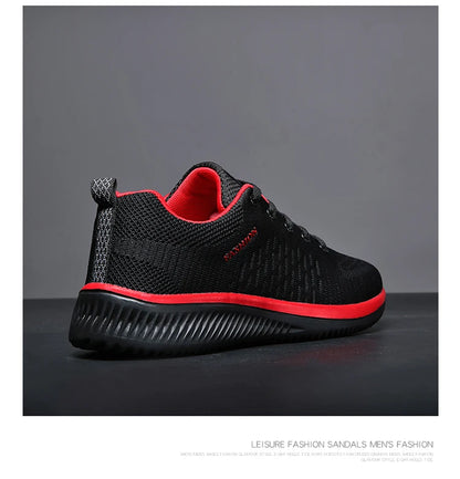 Zapatillas de running para hombre, transpirables, ligeras y cómodas, calzado casual masculino, tenis outdoor slip-on para caminar