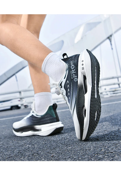 Running Shoes Carbon Board Speciality Marathon Men Sports Breathable Lightweight Women's Comfortable Athletic Nonskid Sneakers