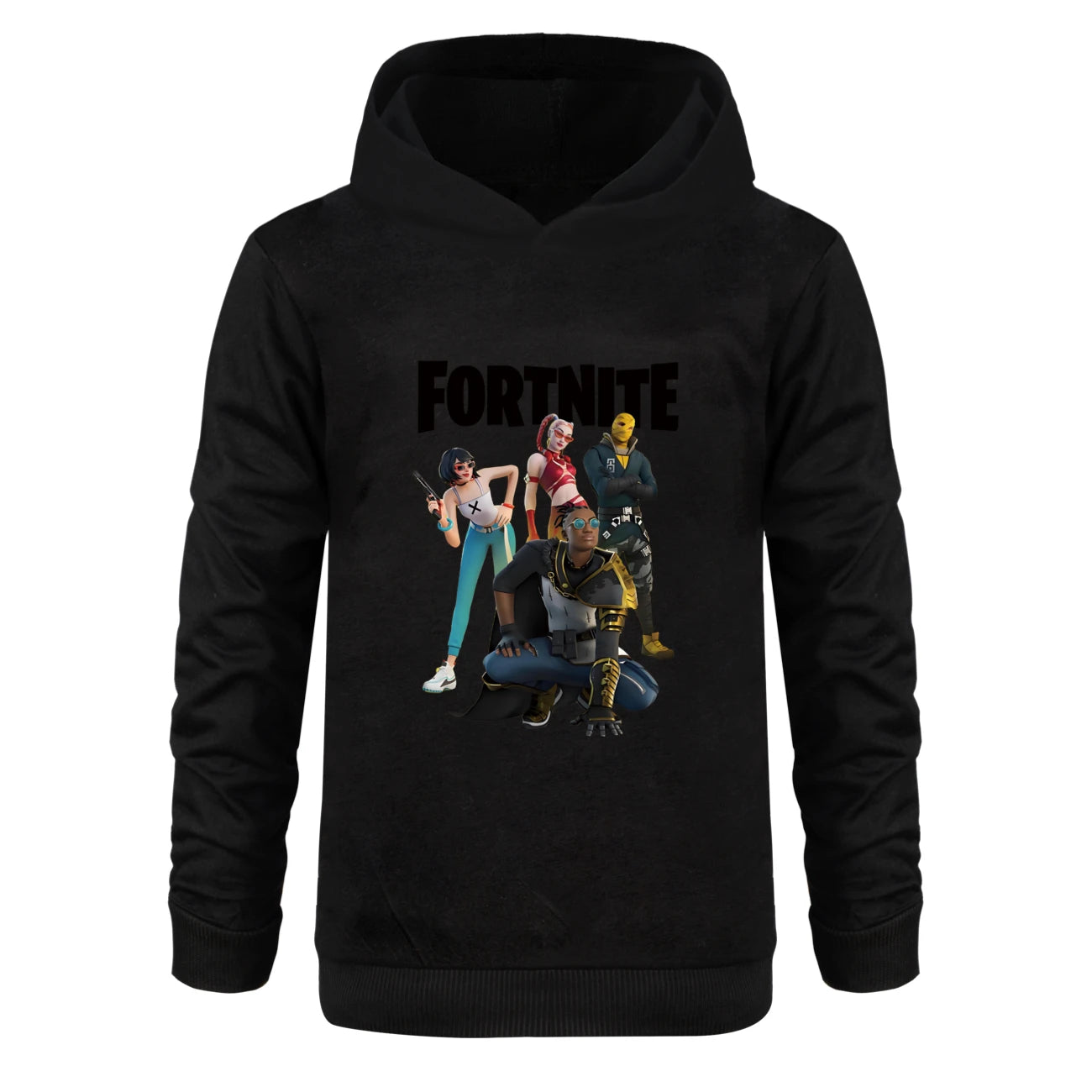 Felpa con cappuccio Fortnite per bambini, abbigliamento da principessa per bambine, abbigliamento moda per neonati, vestiti da maschietto, felpa primavera autunno, top per bambini 4403