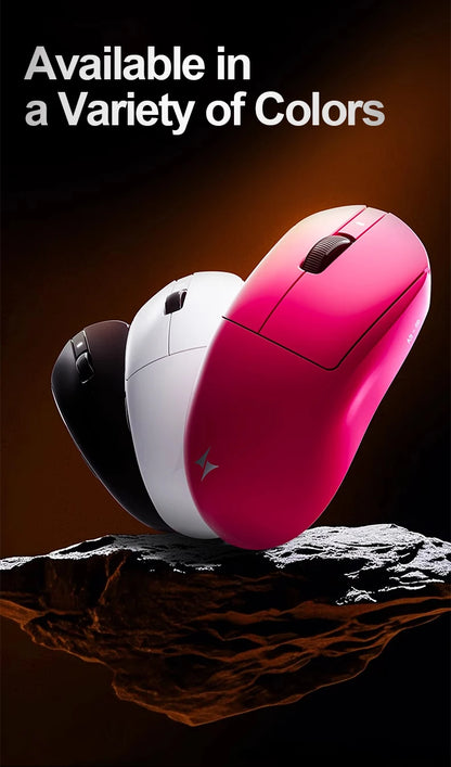Mouse gaming wireless ATK Dragonfly A9 Ultra PAW3950 ultraleggero tri-mode ergonomico e-sport per gamer FPS A9 SE Plus