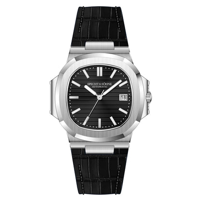 Specht&Sohne 2025 Nuevo reloj clásico de lujo para hombre, reloj automático para hombre en acero inoxidable con zafiro, 8215 reloj de pulsera mecánico
