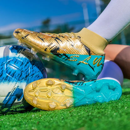 Tamanho 34-46 - Chuteiras de futebol para homem FG/TF, futsal, profissionais, unissexo, infantis, de treino, para exterior, para rapazes, ténis de futebol