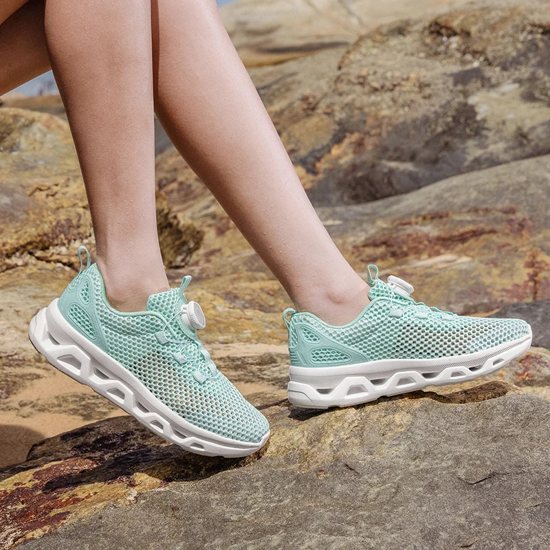 2026 Men Women Quick-Dry Wading Shoes Water Breathable AquaIn Upstream Antiskid Outdoor Sports Wearproof Beach Sneakers 39-46