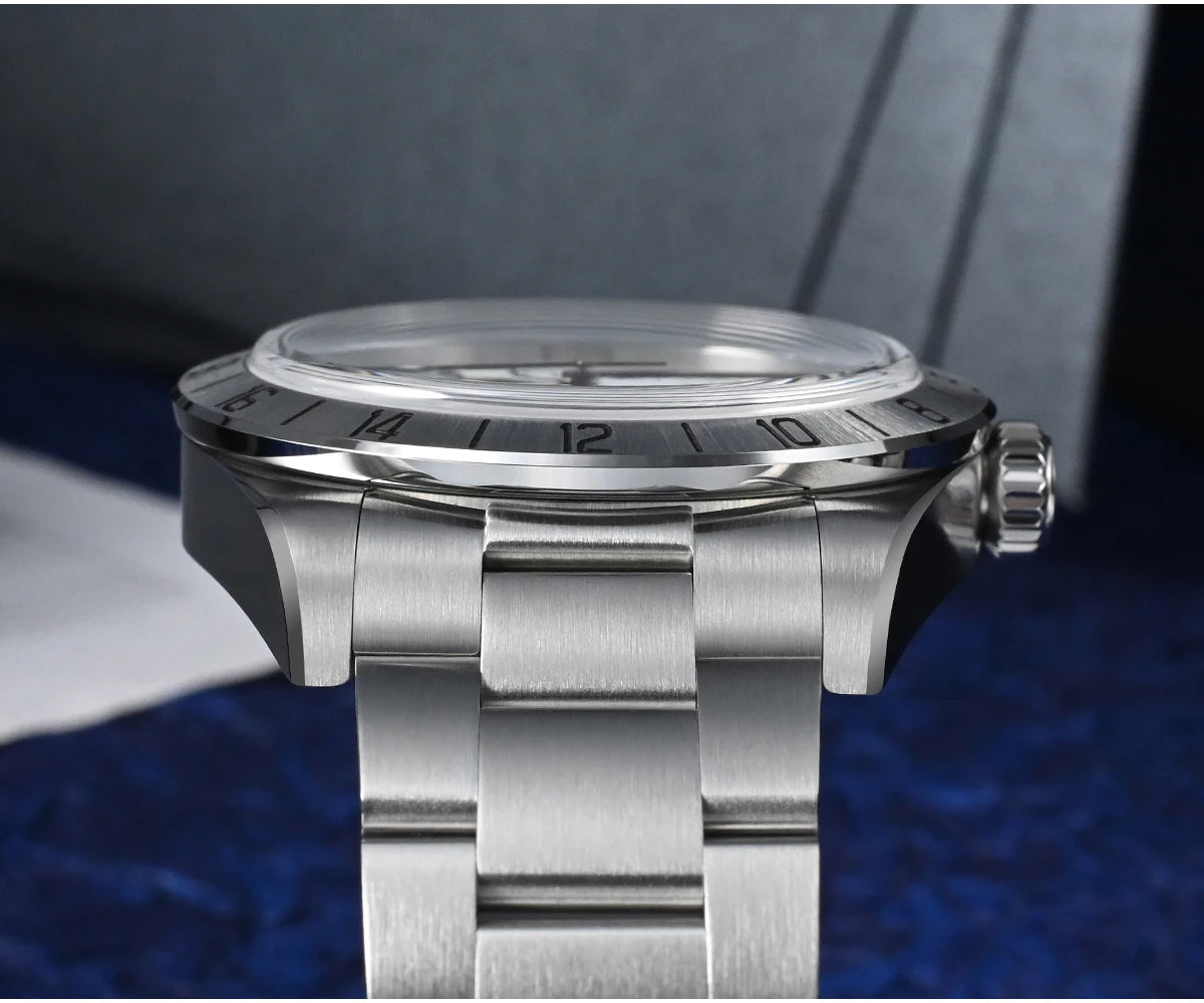 San Martin Nuevo reloj mecánico automático NH34 BB GMT de 39mm, reloj deportivo de zafiro, luminoso, impermeable 100m para hombre, Relogio SN0054
