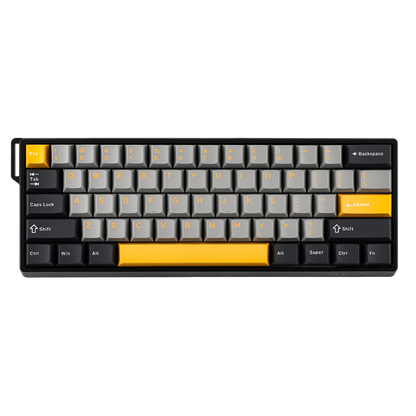 Teclado mecánico con cable AULA WIN60 HE/WIN60 HE MAX 60% con estructura tray-mount hot-swap e interruptores magnéticos Hall Effect