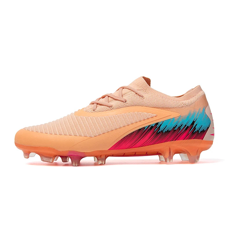 Botas de fútbol para hombre, nuevas, para partido y entrenamiento, calzado de fútbol antideslizante con tacos largos FG, ultraligeras, para exterior, zapatillas, dropshipping