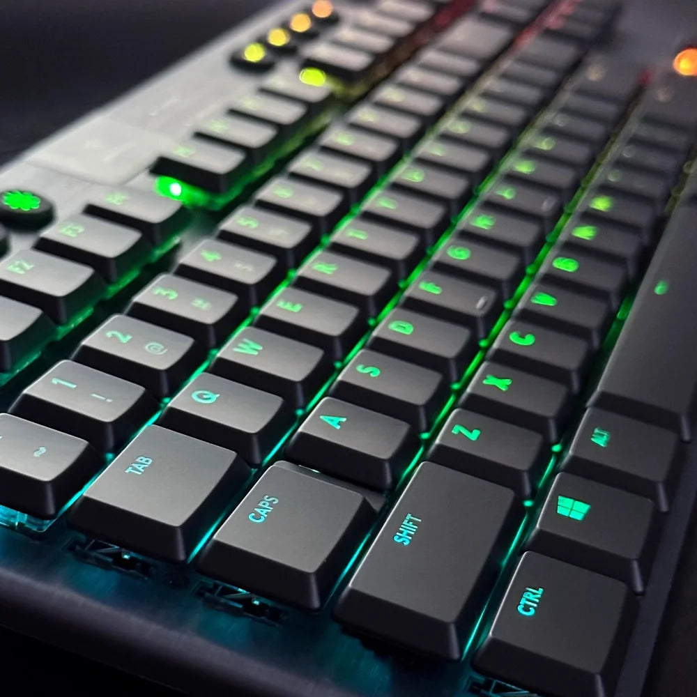 Tasti per tastiera meccanica da gaming wireless compatibili con Logitech G913TKL, G915, G813 e G815 RGB trasparente