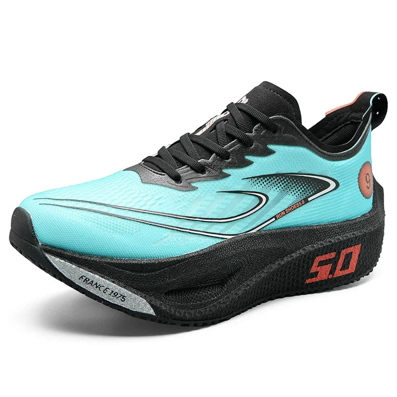 Unisex 2025 Full Carbon Plate Running Shoes Professional Marathon Racing Lightweight Bounce Cushion Breathable Sports Sneakers
