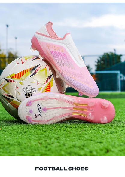 New Men's Football Boots Turf Comfortable Soccer Shoes Sport FG Grass Cleats Futsal Non-Slip Outdoor Adult Ultralight Non-Slip