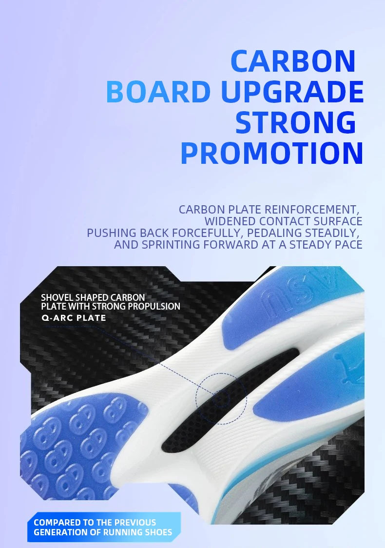 QIAODAN Feiying PB3 Enhanced Edition Professional Marathon Carbon Board Running Shoes 2025 Men's Sneakers QDB023251299T