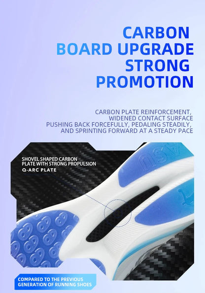 QIAODAN Feiying PB3 Enhanced Edition Professional Marathon Carbon Board Running Shoes 2025 Men's Sneakers QDB023251299T