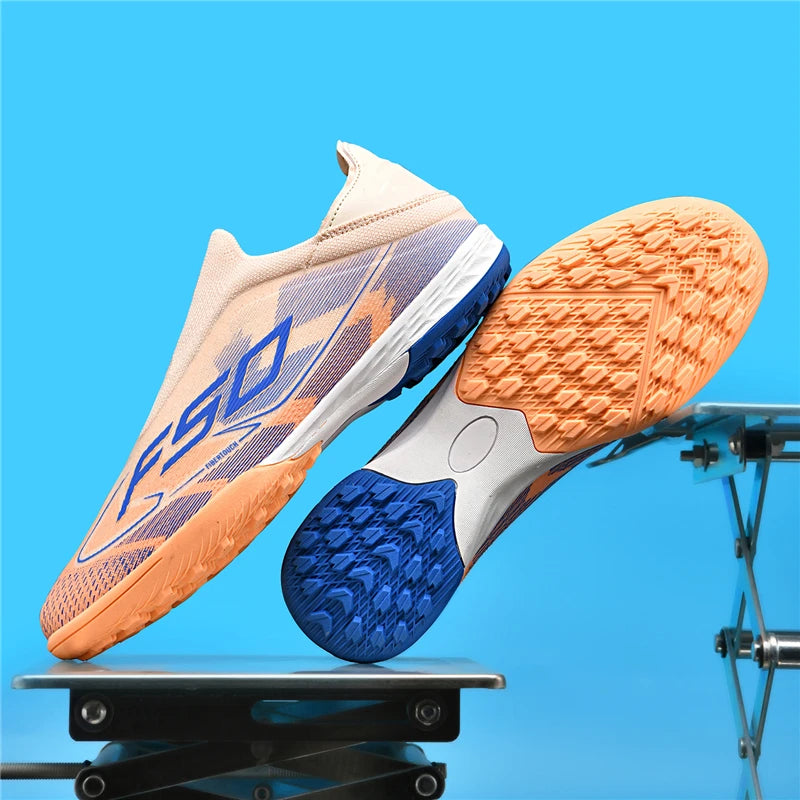 New Men's Soccer Shoes Grass Adult Non-Slip Non Slip Football Boots Ultralight Sport Indoor Cleats Fg Turf Futsal Comfortable