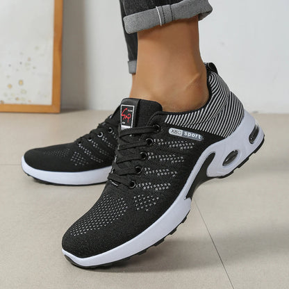Zapatillas de hombre de moda, supertranspirables, con cordones para running - Antideslizantes, duraderas y con comodidad acolchada - Zapatillas de moda para hombre