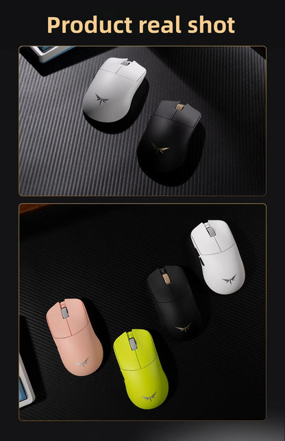 VGN Dragonfly F2 ProMax/Ultra E-Sports-Gaming-Maus 42000DPI 0.125ms für CSGO, Latenz kabelgebunden/kabellos, Dual 8K, 3 Modi, PAW3395/3950