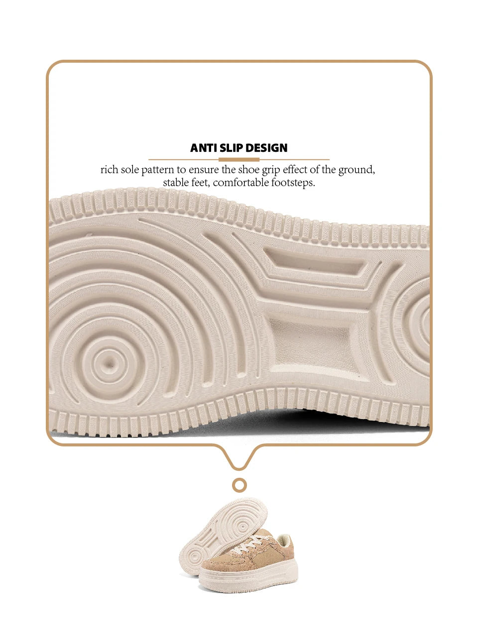 Baasploa Women Platform Sneakers Fashion Leather Casual Thick Soled Shoes for Women Comfort White Skateboarding Shoes Non-Slip