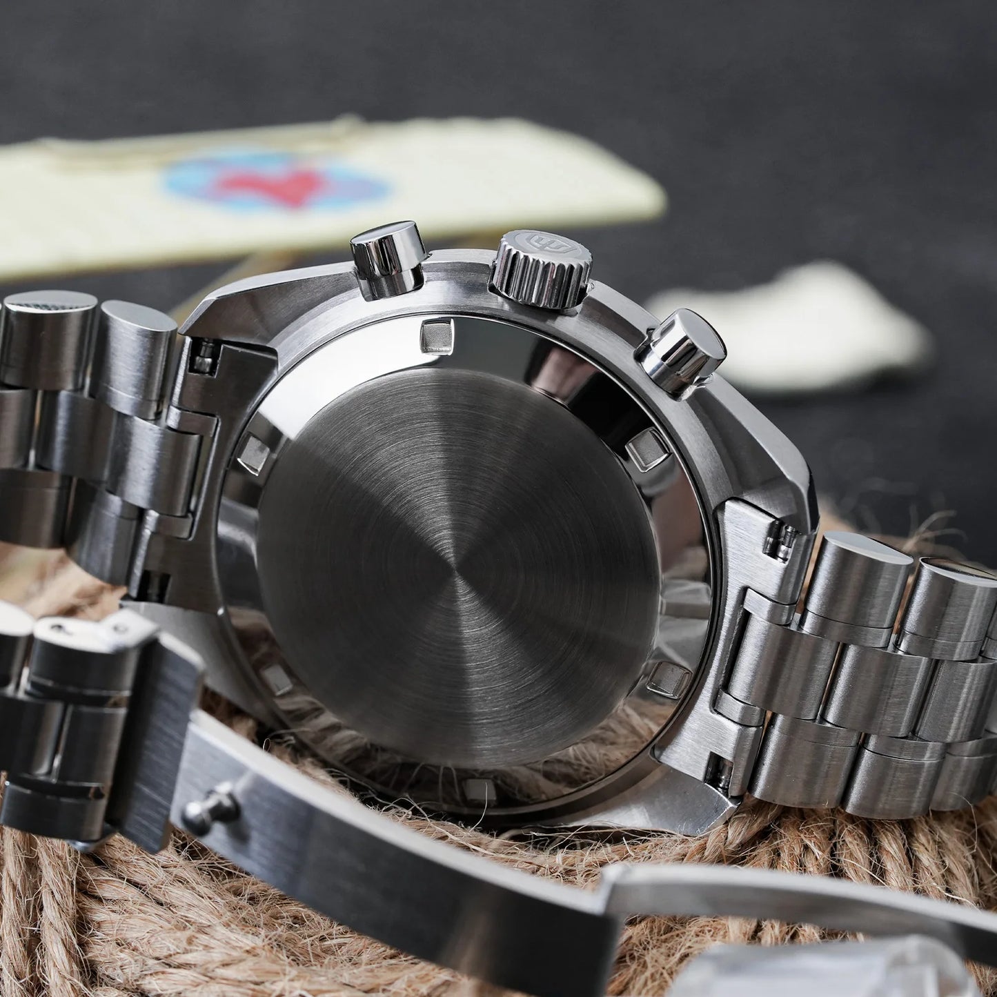 Reloj para hombre Watchdives New Wd1863 de cuarzo VK63, cronógrafo, cristal de zafiro abombado, resistente al agua, 39Mm, acero, marca líder, lujo, negocios
