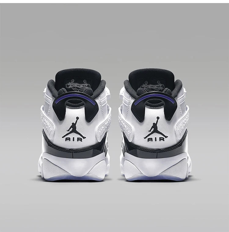 Nike Official Genuine JORDAN 6 RINGS Men's Sports Shock Absorption Basketball Shoes 322992-104