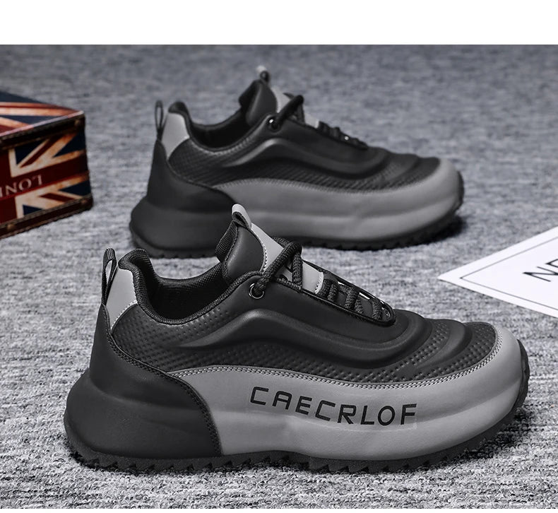 Brand protection 2026 new men's lightweight non-slip breathable wear-resistant running sports fashion versatile casual shoes