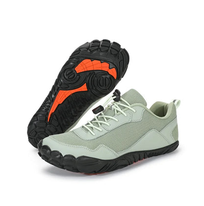 Zapatillas de senderismo para hombre, sin cordones, transpirables, para deportes al aire libre, escalada, trekking y running; antideslizantes, cómodas, calzado informal de jogging para hombre