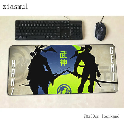 Alfombrilla de ratón Overwatch de dibujos animados para ordenador, 700x300x3mm, alfombrilla gaming grande Indie Pop para teclado, juegos de PC y escritorio gamer