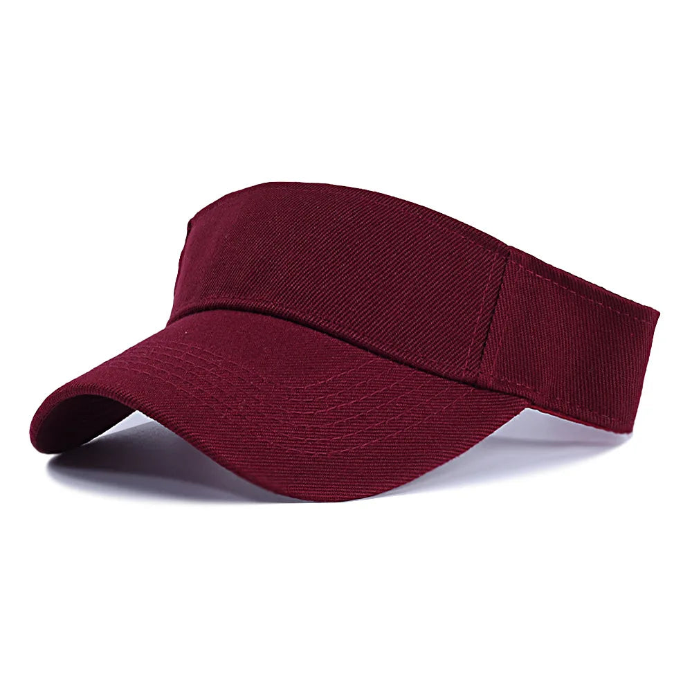 1pc Structured Brim Quick-Dry Sun Visor Hat for Women,Lightweight Sun Protection Sports Visor for Running Golf Tennis Pickleball