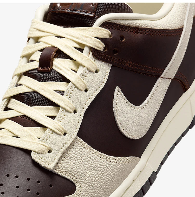 Nike Authentic Dunk Low da uomo, sneakers resistenti in pelle classica traspirante IH7333-200
