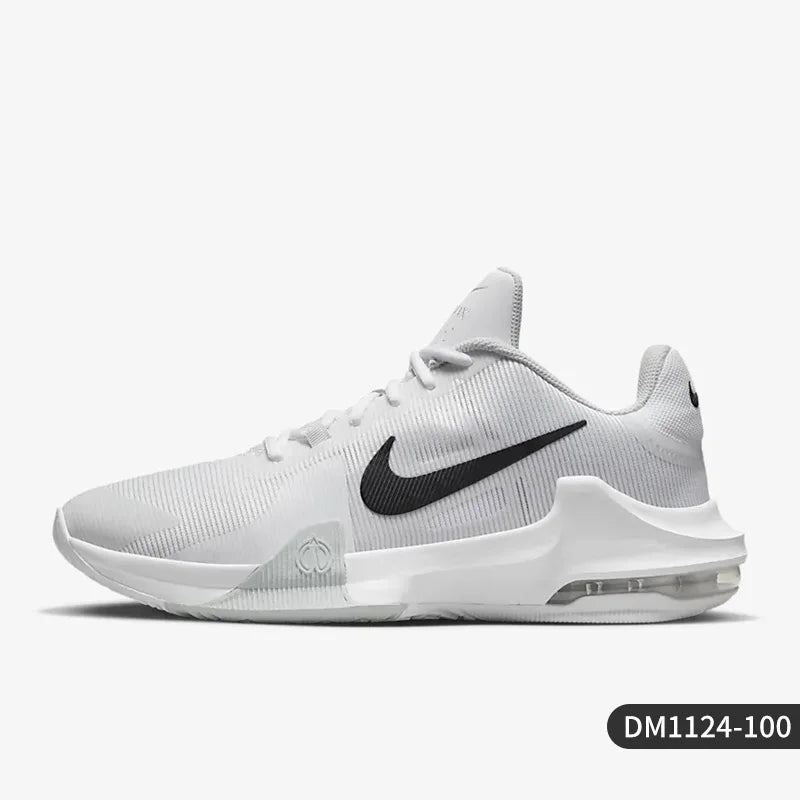 Zapatillas de baloncesto acolchadas para hombre Nike Official Genuine Air Max Impact 4 DM1124-100