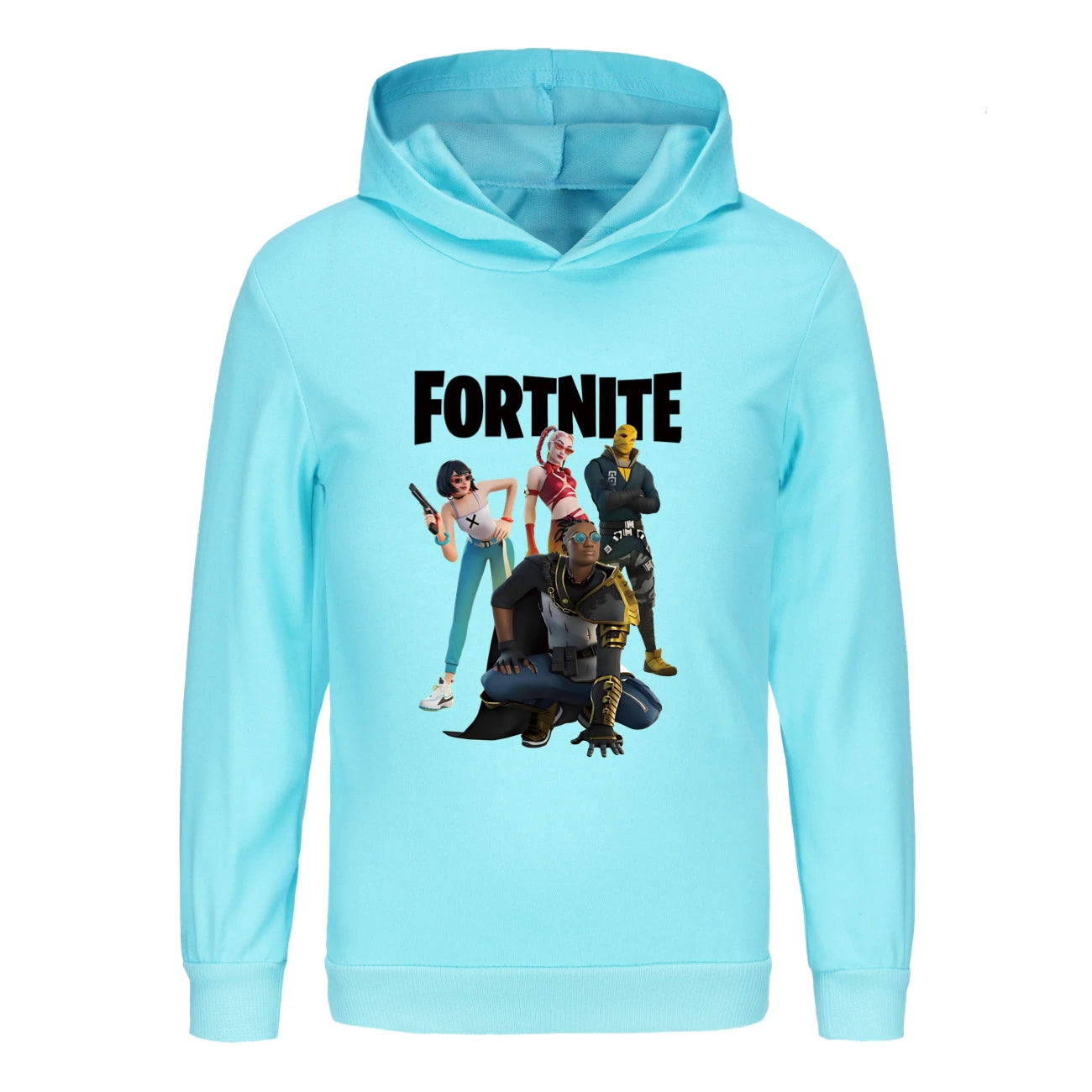 Felpa con cappuccio Fortnite per bambini, abbigliamento da principessa per bambine, abbigliamento moda per neonati, vestiti da maschietto, felpa primavera autunno, top per bambini 4403