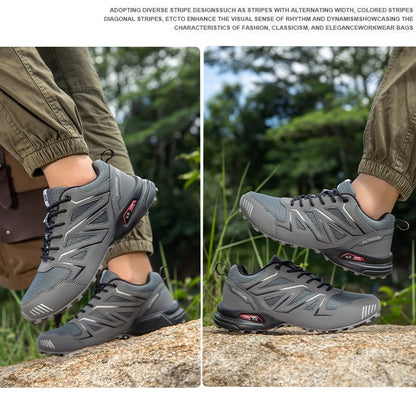 Men's Waterproof Hiking Shoes Non-Slip Hunting Boots Outdoor Tactical Training Sports Shoes Men Walking Hiking Travel Shoes