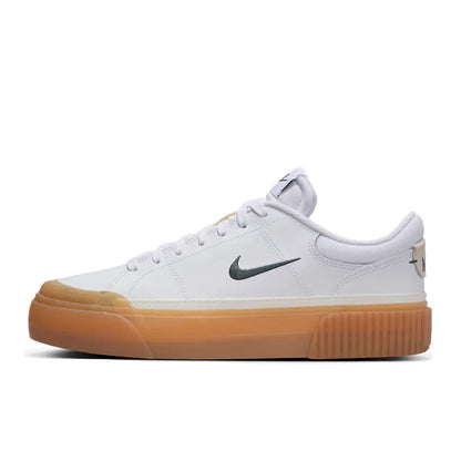 Nike Court Legacy Lift Height-Enhancing Sole Design Comfortable Anti-Slip Cushioning Durable Athletic Shoes  FZ2606-100