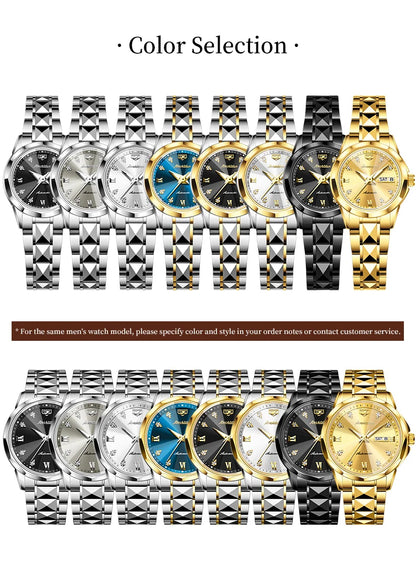 JSDUN 8995 Women Watch Mechanical Watch Waterproof Week Date Ladies Watch High Quality Luxury Original Tungsten Steel Clock