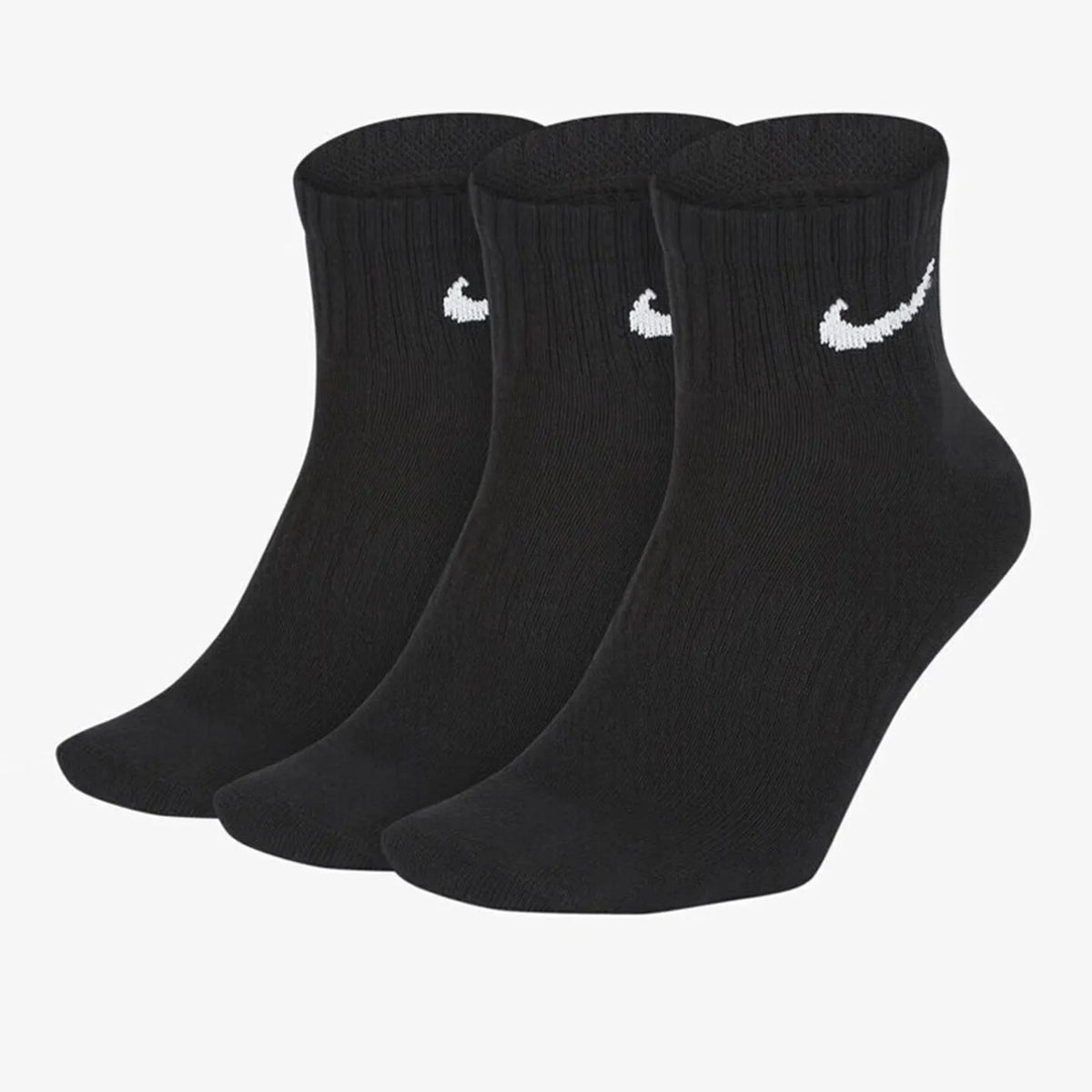 Meias Nike Meias grossas de basquetebol da Nike Meias desportivas compridas com tecnologia Dri-FIT para respirabilidade, embalagem de 3 pares SX7667-100