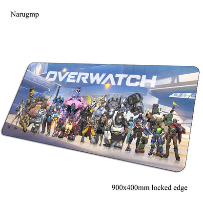 Overwatch podloga za miš, rođendanski računalni podložak 900x400x3mm, velika gaming podloga za miš, poklon, podloga za miš i tipkovnicu za PC gamere