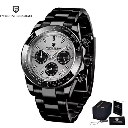 Nuovo originale PAGANI DESIGN PD-1664 orologio da uomo di lusso, movimento al quarzo giapponese VK63, zaffiro, impermeabile, cronografo, oro