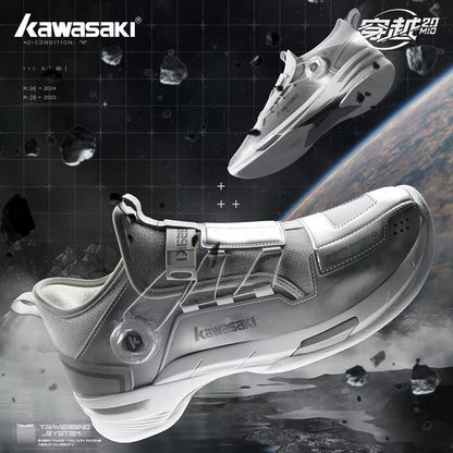 Kawasaki King Series 2.0 Professional Badminton Shoes For Men Women Anti-Twist Sports Original Men's Tennis Shoes Sneakers A3311