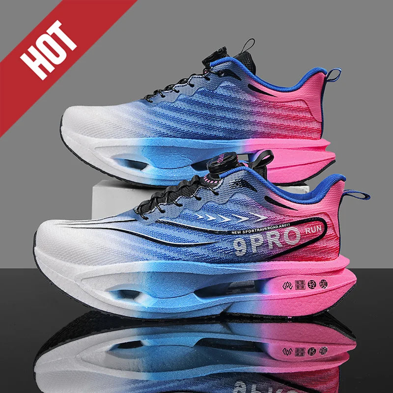 Running Shoes Carbon Board Speciality Marathon Men Sports Breathable Lightweight Women's Comfortable Athletic Nonskid Sneakers