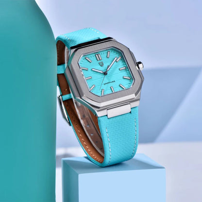 Reloj de lujo cuadrado de cuarzo PAGANI DESIGN 2026 para hombre, cristal de zafiro AR, movimiento japonés, luminoso, acero 316L completo