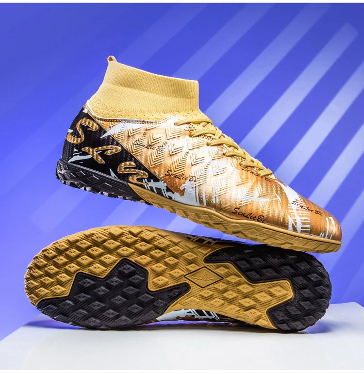 Tamanho 34-46 - Chuteiras de futebol para homem FG/TF, futsal, profissionais, unissexo, infantis, de treino, para exterior, para rapazes, ténis de futebol