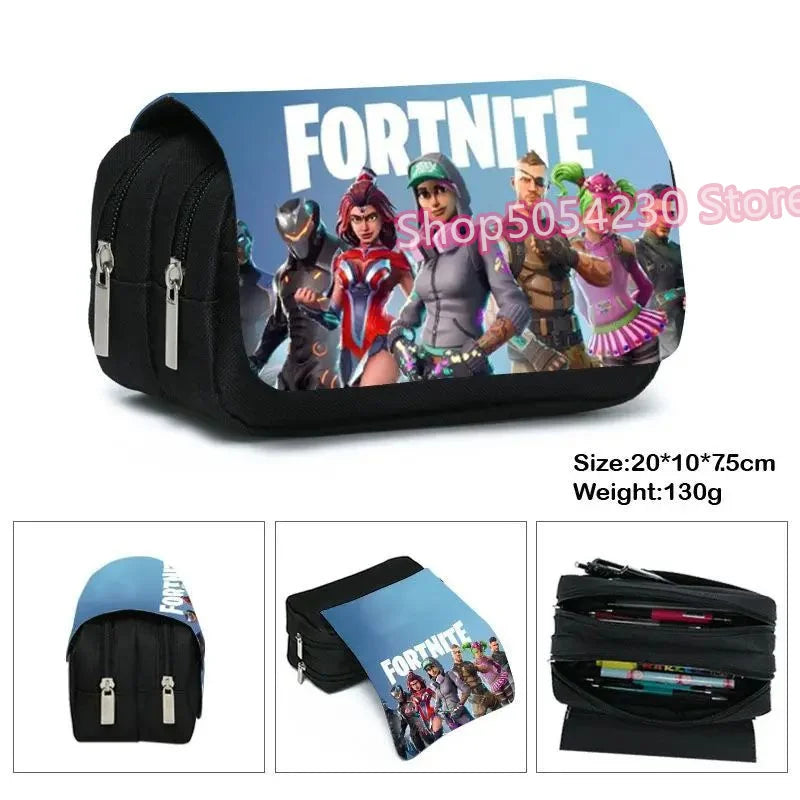 Mochila Fortnited de 3 piezas para niños Victory Game, 16 pulgadas, resistente al agua, mochila preescolar moderna, mochilas escolares para primaria