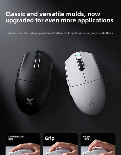 Mouse wireless MCHOSE G3 V2 PRO Bluetooth Tri Mode ergonomico e leggero per laptop, ufficio e gaming, accessori per computer
