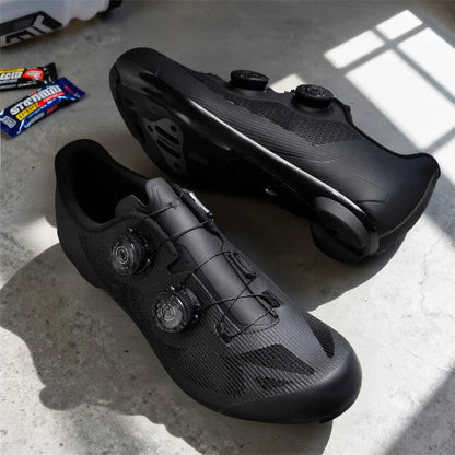 Zapatillas de ciclismo ultraligeras de carretera y montaña para hombre, MTB profesionales, zapatillas de ciclismo SPD con cierre automático, zapatillas de ciclismo de carretera para mujer