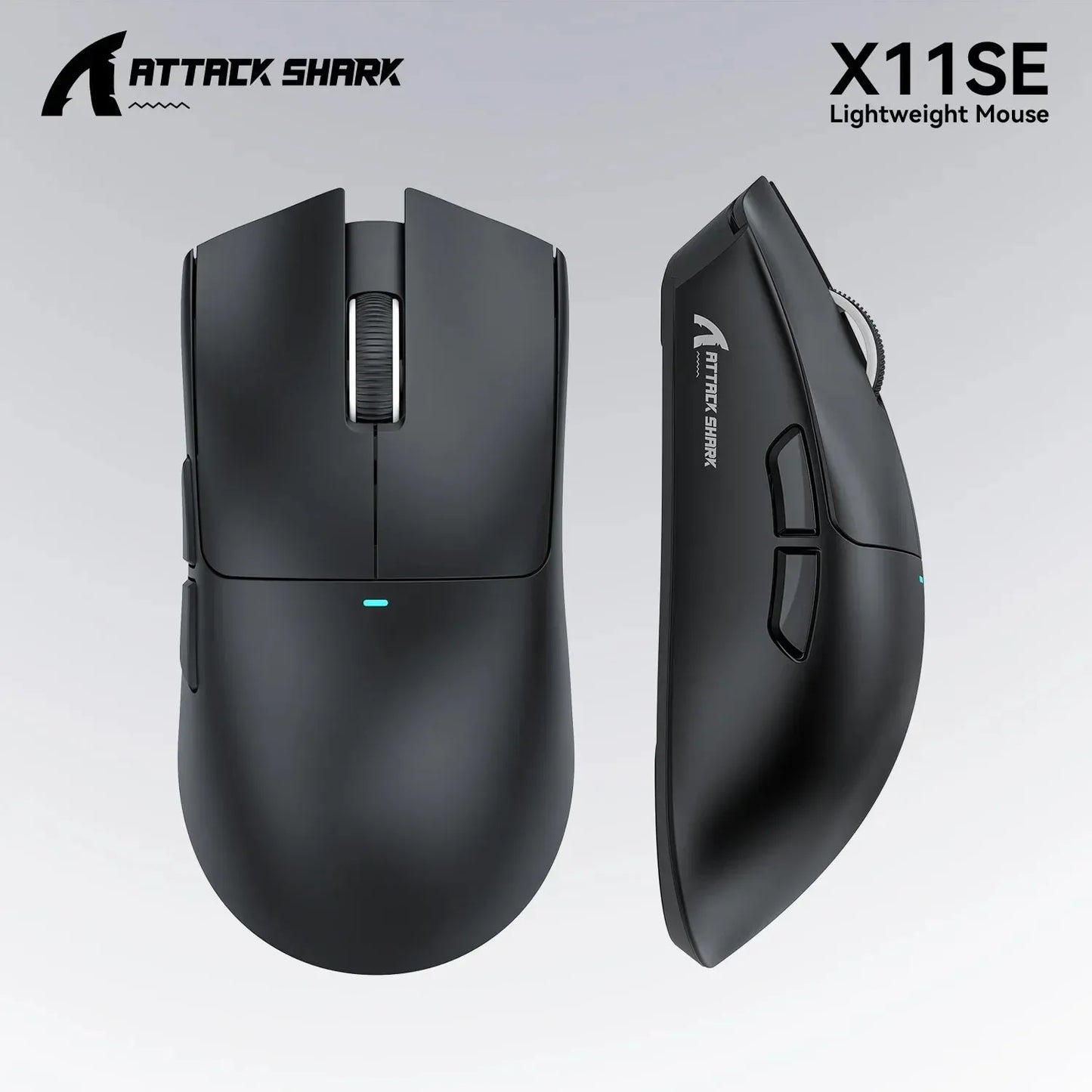ATTACK SHARK X11SE Ultra-Light Wireless Gaming Mouse,20Million cycles life,PAW3311 Gaming,22KDPI,400IPS,40G,1KHz,65 Hours,30mAH