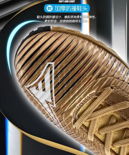 Kids Anti Collision Toe Football Boots Lace Up Closure Short Non Slip Studs Wearproof Breathable Outdoor Grass Game Shoes