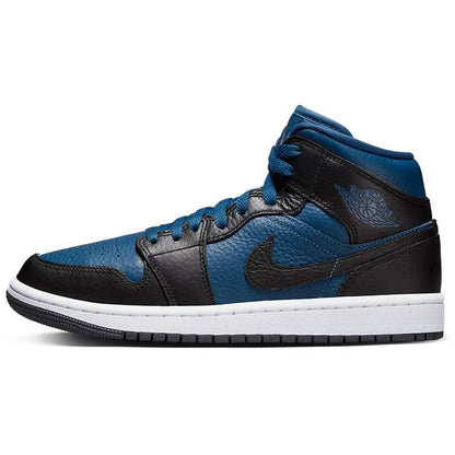 Nike genuine Jordan 1 Mid SE Women's Contrast Splicing Board Shoes DR0501-401