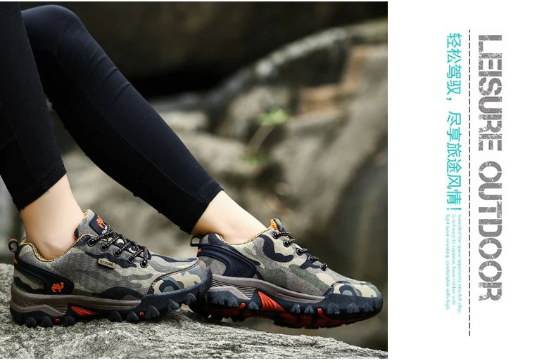 Casual Shoes Men Summer Outdoor Sneakers Women’s Footwear Trainer Waterproof Camouflage Army Shoe Male Military Shoes Tennis Jeans