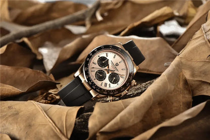 Nuovo originale PAGANI DESIGN PD-1664 orologio da uomo di lusso, movimento al quarzo giapponese VK63, zaffiro, impermeabile, cronografo, oro