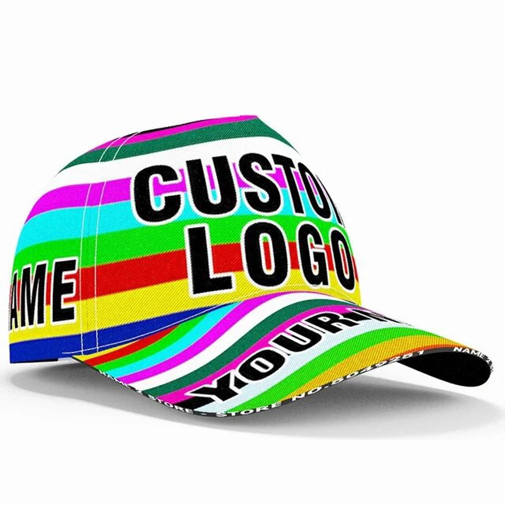 Casquette de baseball personnalisée « Haïti » avec nom, numéro et logo d'équipe – Hti – Pays – Voyage – Nation française – Drapeau de la République d'Haïti