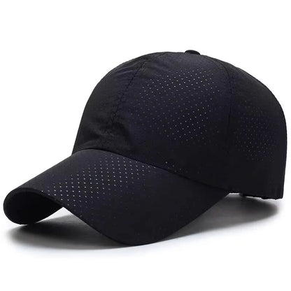 Casquette pour homme printemps-été, couleur unie, en maille ; casquette de baseball pour femme, automne, édition coréenne ; casquette anti-UV, en maille respirante, à visière